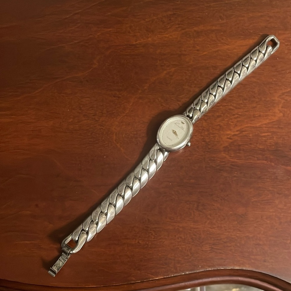 Anne Klein silver watch